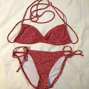 victorias secret bikini red white stars